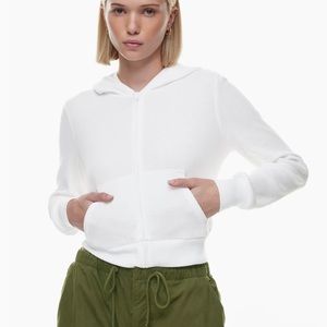 Tna waffle zip up hoodie